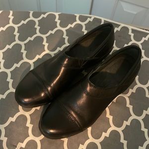 Ariat black leather booties, shoes, size 7